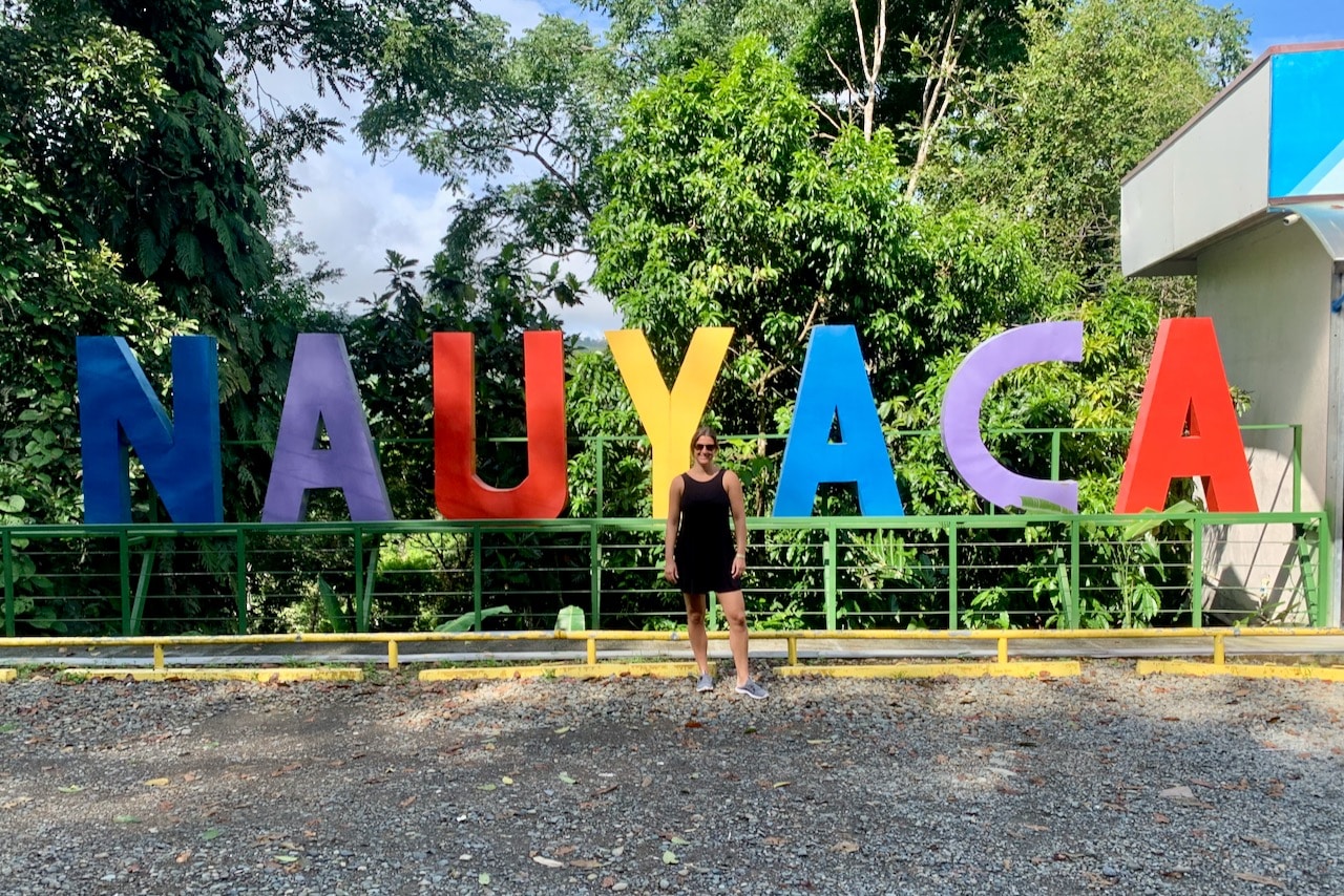 Nauyaca Falls Sign