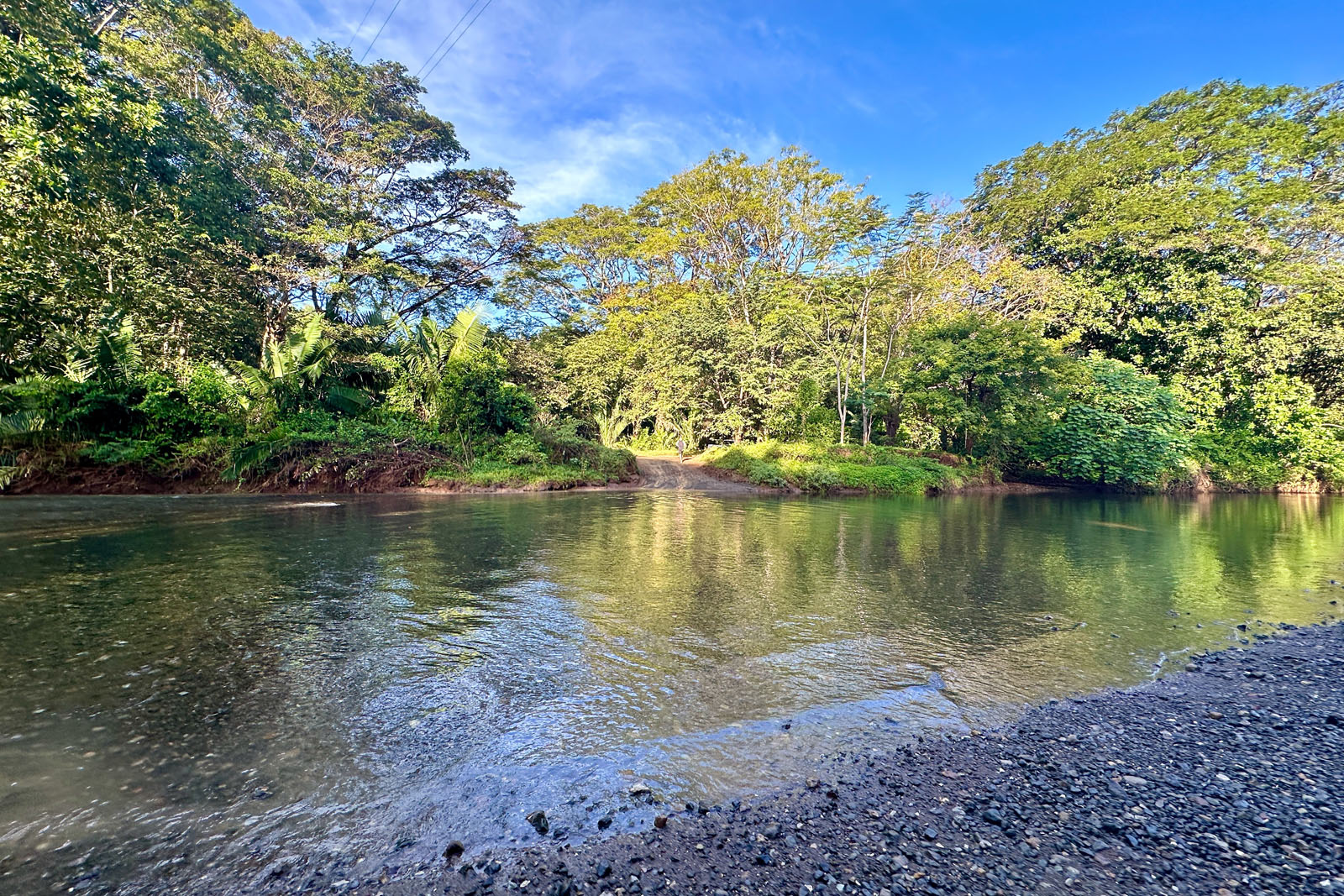 River crossing near Nosara