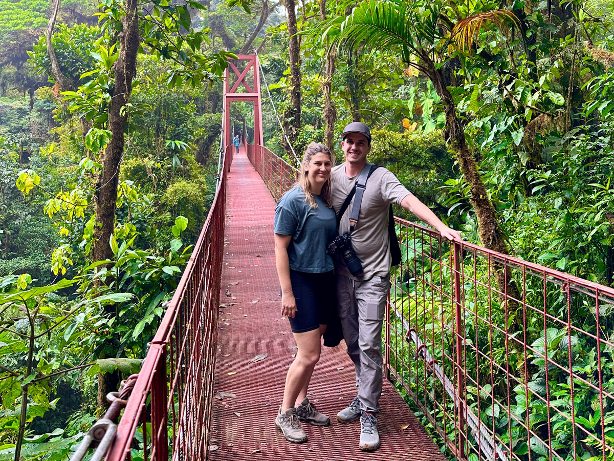 Anna and Cody in Monteverde