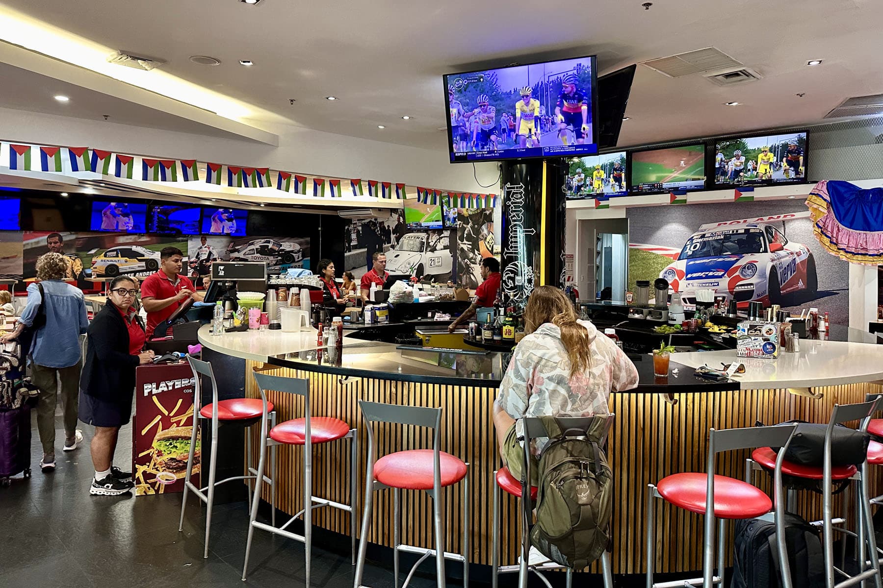 The Player's Cafe in Liberia Airport LIR